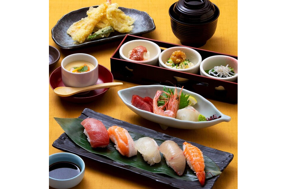 魚河岸すし和膳の昼食(イメージ)