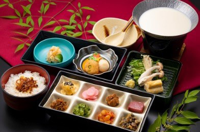 近江のおばんざいと比叡ゆばの昼食（イメージ）